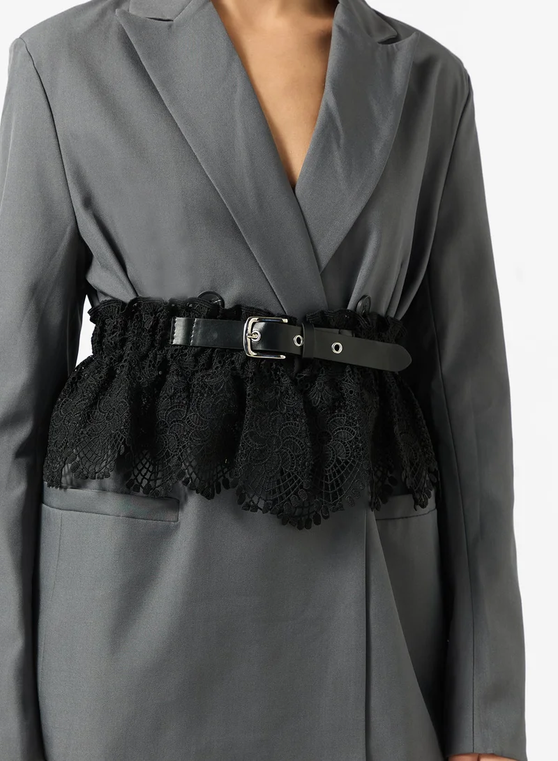 Ginger Lace Tie Up Belt