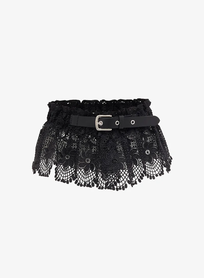 Ginger Lace Tie Up Belt