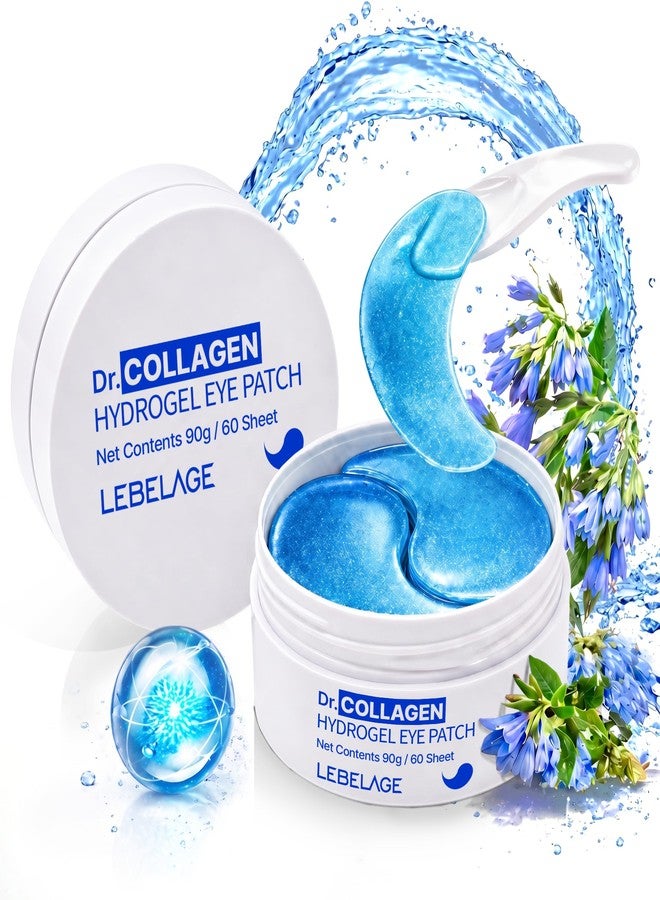 LEBELAGE Eye Patch Hydrogel 60 Sheets | Cooling Hydrogel Under Eye Patches with Gold | Moisturizing Eye Care for Daily Skincare Routine (Collagen) - Image 1