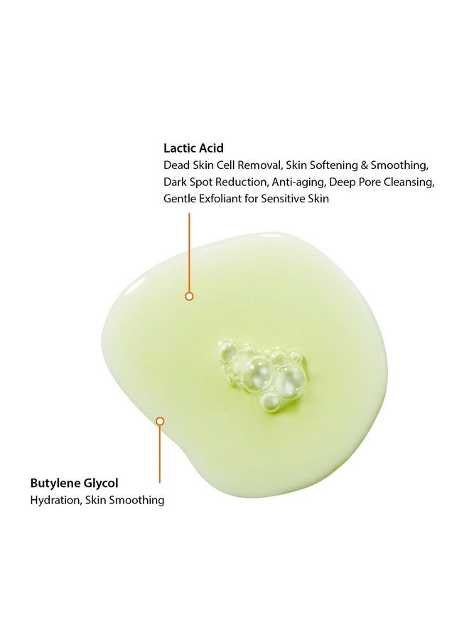 Blithe Patting Splash Mask Soothing & Healing Green Tea Lactic Acid Face Exfoliator Wash For Sensitive Skin Vegan K Beauty Oil Controlling & Pore Clarifying 2.3 Fl Oz - Image 2