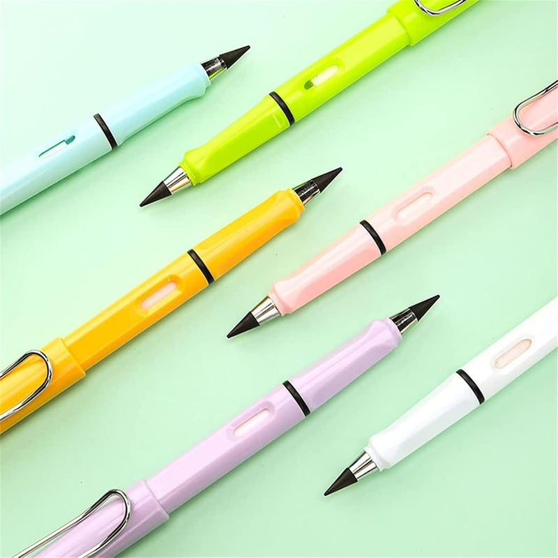 woobles Homezo Everlasting Pencil, Everlasting Pencil with Eraser, Infinity Pencil with Eraser, Forever Pencil with Eraser, Inkless Pencils Eternal, Everlasting Pencil-blue - Image 4