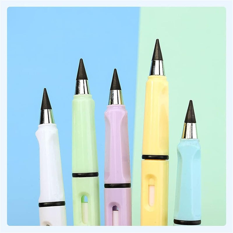 woobles Homezo Everlasting Pencil, Everlasting Pencil with Eraser, Infinity Pencil with Eraser, Forever Pencil with Eraser, Inkless Pencils Eternal, Everlasting Pencil-blue - Image 1
