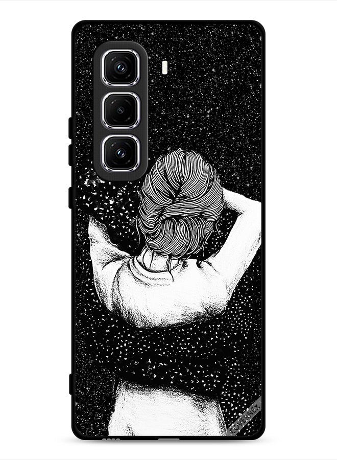 Covernex Infinix Hot 50 Pro 4G Protective Case Cover Night Imagination Of Doodle Girl - Image 1
