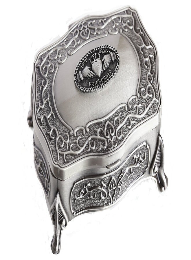 Biddy Murphy Irish Gifts Claddagh Jewelry Box Large Love Loyalty Friendship Medallion Pewter Made in Ireland - Image 2