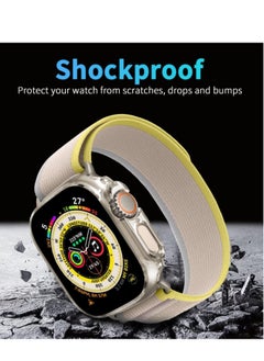 ELTRAZONE 2 Pack Case Compatible with Apple Watch Ultra 49mm, Hard PC Bumper Case All-Around Edge Shockproof Protective Cover Frame [NO Screen Protector]- Clear  - Image 3
