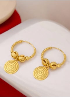 GOLDMAX Elegant 21k Gold Plated Earrings For Women  - Image 3