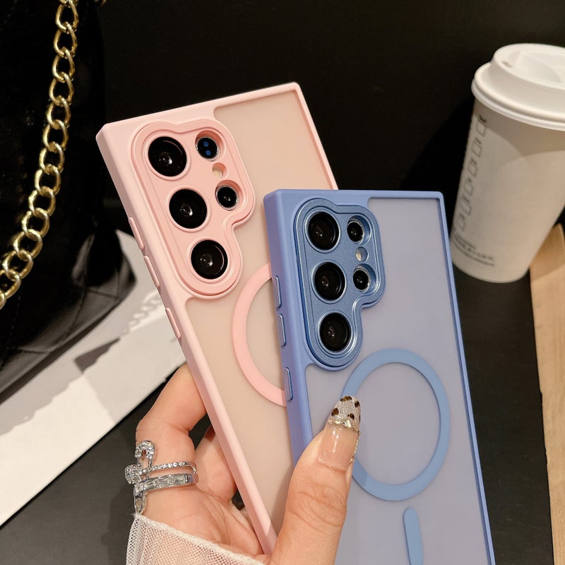 Magnetic Matte Phone Case for Samsung Galaxy S26 Ultra S25 Plus A17 - Shockproof Anti-Fingerprint Full Protection Cover - Image 5