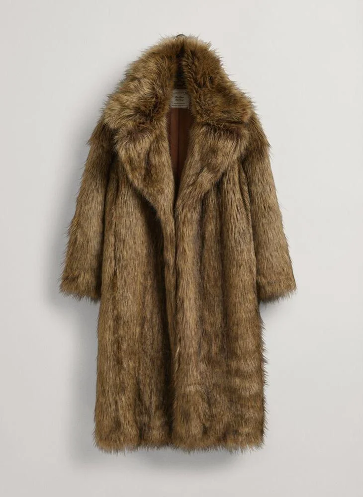 غانت Gant Faux Fur Coat