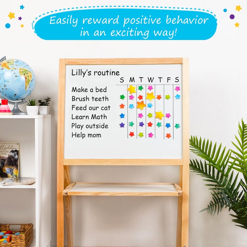 Simply magic 100+5 Magnetic Reward Super Stars - Star Jar Reward System for Kids, Behavior Management Classroom Tools, Magnetic Stars, Magnetic Reward Jar for Classroom Board, Classroom Reward Jar - Simply Magic - Image 5