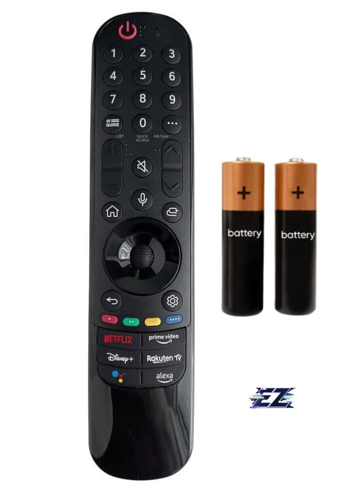 ELTRAZONE Replacement Remote Control MR22GA AKB76039901 – Compatible with LG 2022 QNED90, 50QNED80A, 65QNED99UQ, 43UQ7070ZUD, OLED65A2AUA Models – Easy-to-Use Remote with Enhanced Functionality  - Image 1