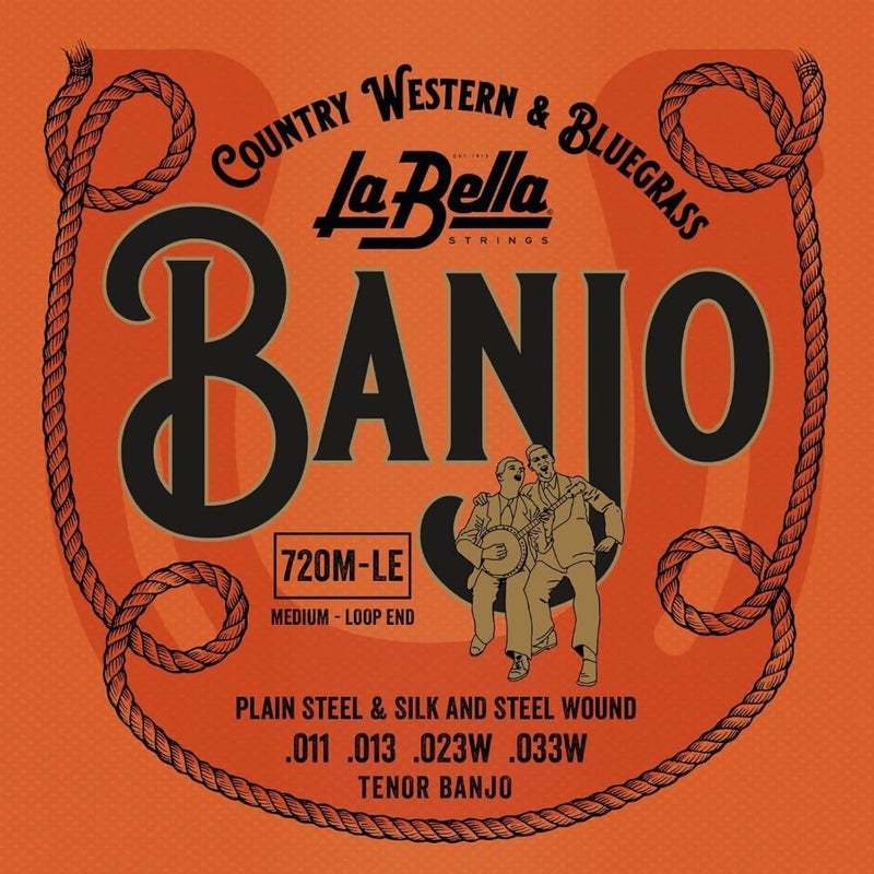 720M-LE Tenor Banjo Medium Loop-Ends 11-33