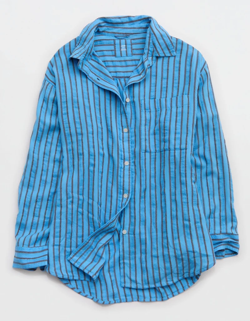 Aerie Aerie Day-Off Cover Up Shirt