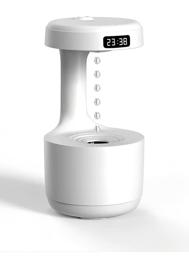 مرطب الهواء مضاد للجاذبية قطرات الماء بالموجات فوق الصوتية كول ميست صانع مبيد مع شاشة LED مكتب غرفة نوم سطح المكتب - Image 1