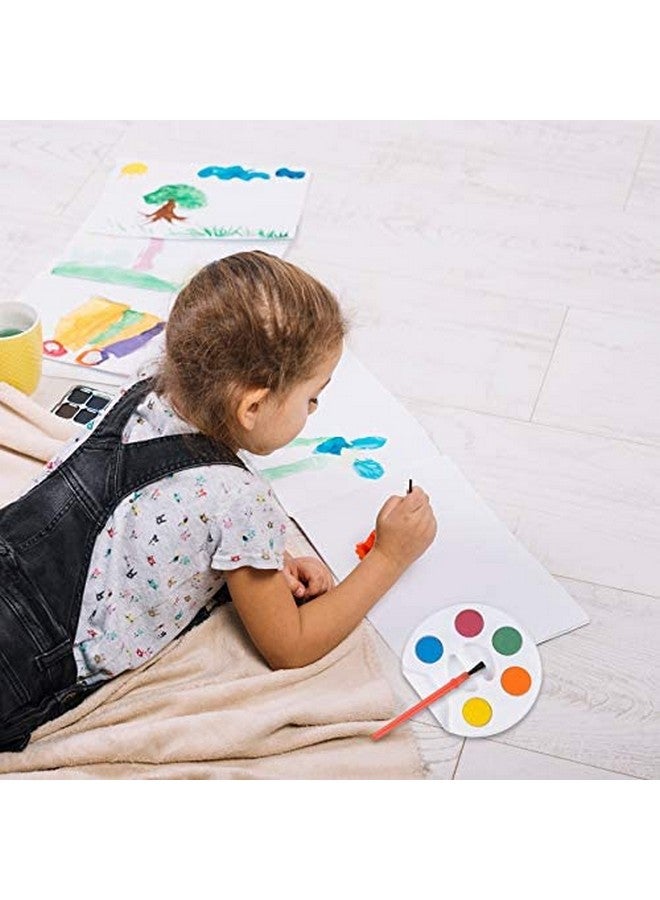 Bedwina Mini Watercolor Kids Paint Set - (Bulk Pack of 24) - 5 Watercolor Paints, Palette Tray and Painting Brush, for Art Party Favors and Paint Party Supplies - Image 4