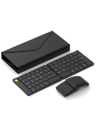 Wireless Foldable Portable Keyboard Mouse Combo: Bluetooth Ultra Slim Travel Keyboard and 2-in-1 Sliding Mouse with Stand Case, Compatible with iPad iMac iPhone Windows Android - pzsku/Z8234580EB0E94448C2DEZ/45/1746273593/1e0ea221-db90-4d7d-bf24-c4507f6b2416