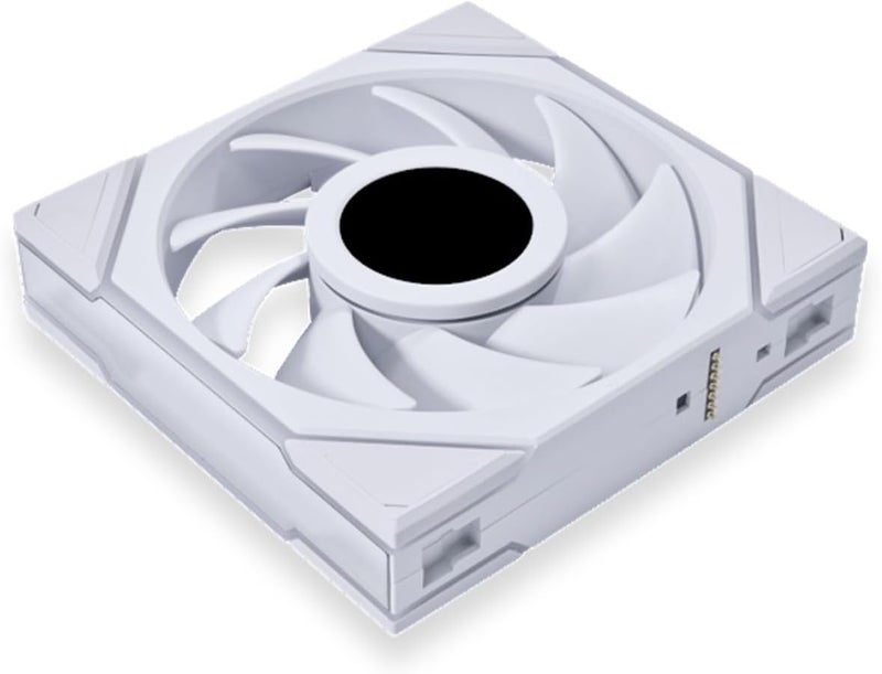 ليان لي مروحة ليان لي UNI Fan TL LCD 120 - شاشة LCD 1.6 بوصة مع مروحة ARGB مرآة اللانهاية - تدعم MP4 / GIF / JPG / PNG - محمل FDB - نمط سلسلة ديزي - حزمة ثلاثية - مع وحدة تحكم - أبيض - Image 5