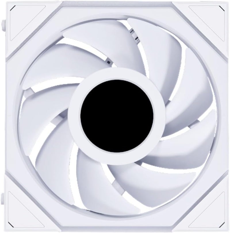 ليان لي مروحة ليان لي UNI Fan TL LCD 120 - شاشة LCD 1.6 بوصة مع مروحة ARGB مرآة اللانهاية - تدعم MP4 / GIF / JPG / PNG - محمل FDB - نمط سلسلة ديزي - حزمة ثلاثية - مع وحدة تحكم - أبيض - Image 3