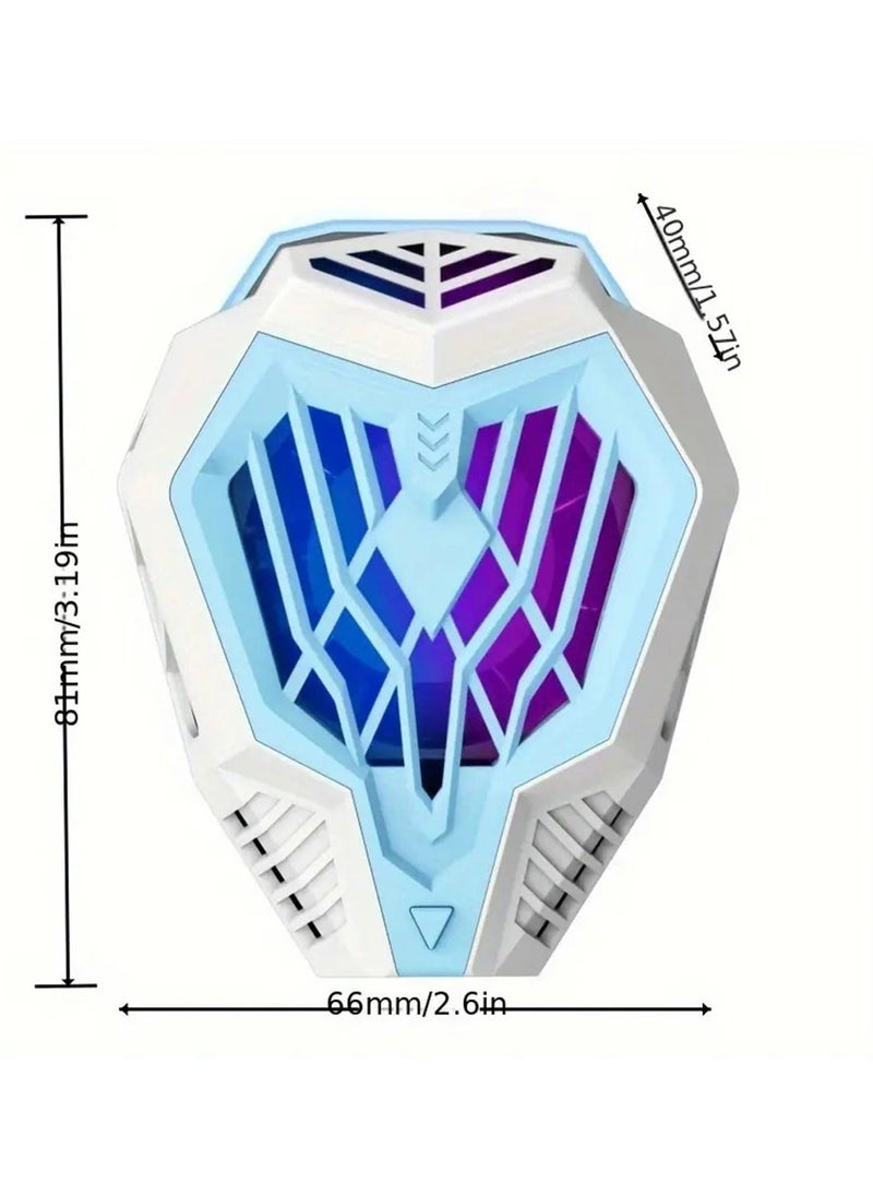 Arabest New Adjustable Mobile Phone Cooler Mobile Phone Cooling Fan, Universal MobilePhone Semiconductor Radiator, Dual Speed Adjustable Cooling Speed Designed For Mobile Gamers, Live Streaming Gamers(Pink)  - Image 4