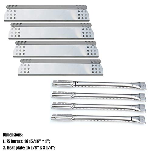 Direct Store Direct store Parts Kit DG173 Replacement Kitchen Aid 720-0733A,4 Burner Gas Grill Burner,Heat Plate (Stainless Steel  - Image 1