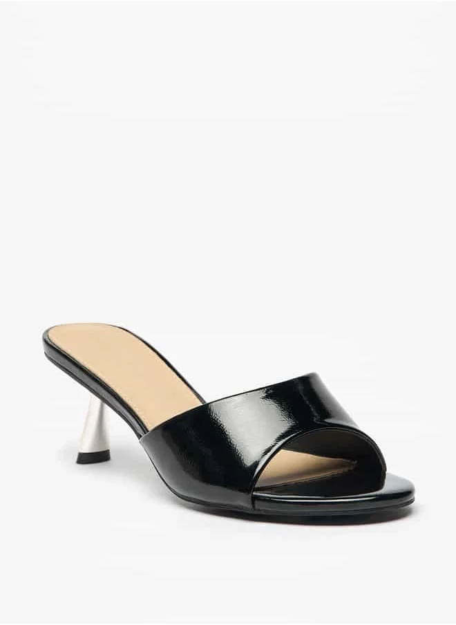 فلورا بيلا من شو إكسبرس Women Animal Print Slip-On Sandals with Kitten Heels