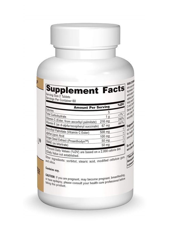 SOURCE NATURALS Skin Eternal Tablet, 120 Count
