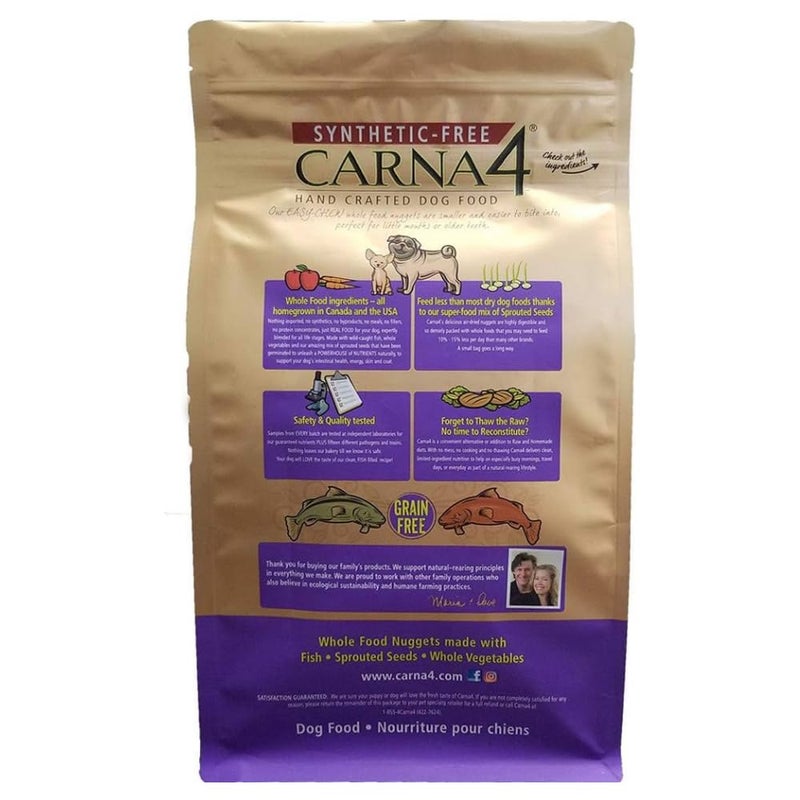 CARNA4 All Life Stages Easy Chew Fish Formula Dry Dog Food (2.2lbs, Fish) - Image 4