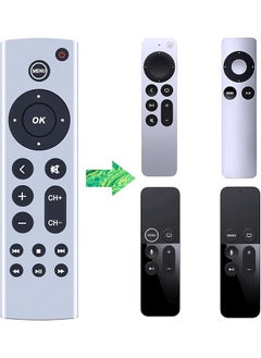 Universal Replacement Remotefor Tv 4K Tv Box Gen 1 2 3 4 Tv Hd A1469 A1378 A1218 A2843 A2737 A2169 A1842 A1625 A1427 With Voice Control Button No Voice And Siri Function）