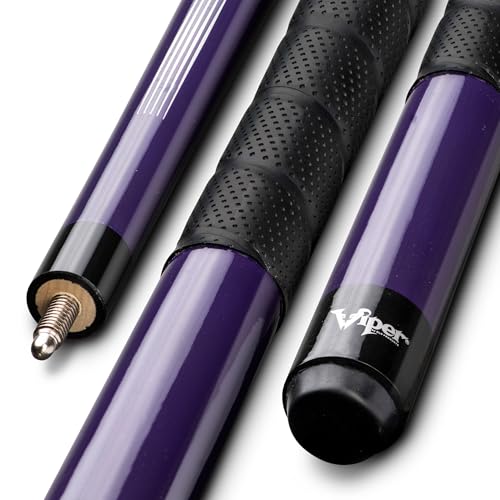 Viper by GLD Products Revolution Sure Grip Pro 58" 2-Piece Billiard/Pool Cue, Metallic Purple, 19 Ounce (50-0702-19) - Image 2