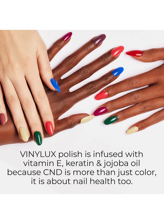CND Vinylux Longwear Pink Nail Polish Gellike Shine & Chip Resistant Color 0.5 Fl Oz - Image 4