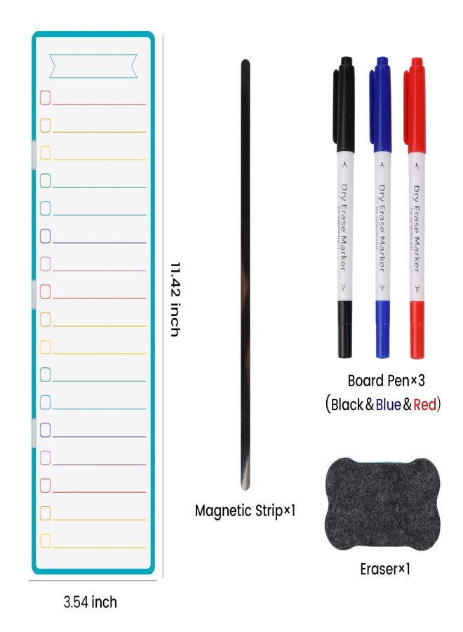 Umbrotiger Magnetic Monitor Memo Board Set - Dry Erase Note Board for Computer Screens, Space Saving Includes 3 Markers & Eraser, Reusable to-Do List Organizer for Home Office & Kitchen - Image 2