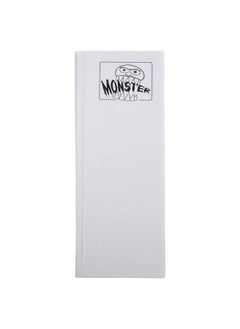 Monster Protectors Monster Tower Binder 20 Side Loading Padded Pages That Hold 320 Cards Compatible With Yugioh Magic The Gathering & Pokemon Unique Trading Card Album With 8 Pocket(2 X 4)Configuration Matte White  - Image 3