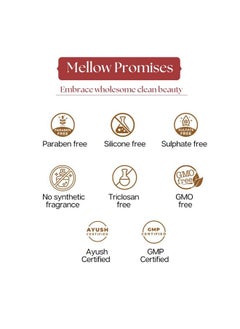 MELLOW Herbal Aloevera Shampoo For Dry And Damaged Hair (100 Ml); Aloe Vera Amla Reetha Shikakai & Bhringraj; Help In Preventing Hair Fall And Hair Greying; Ayush Certified; 100% Chemicalfree  - Image 4