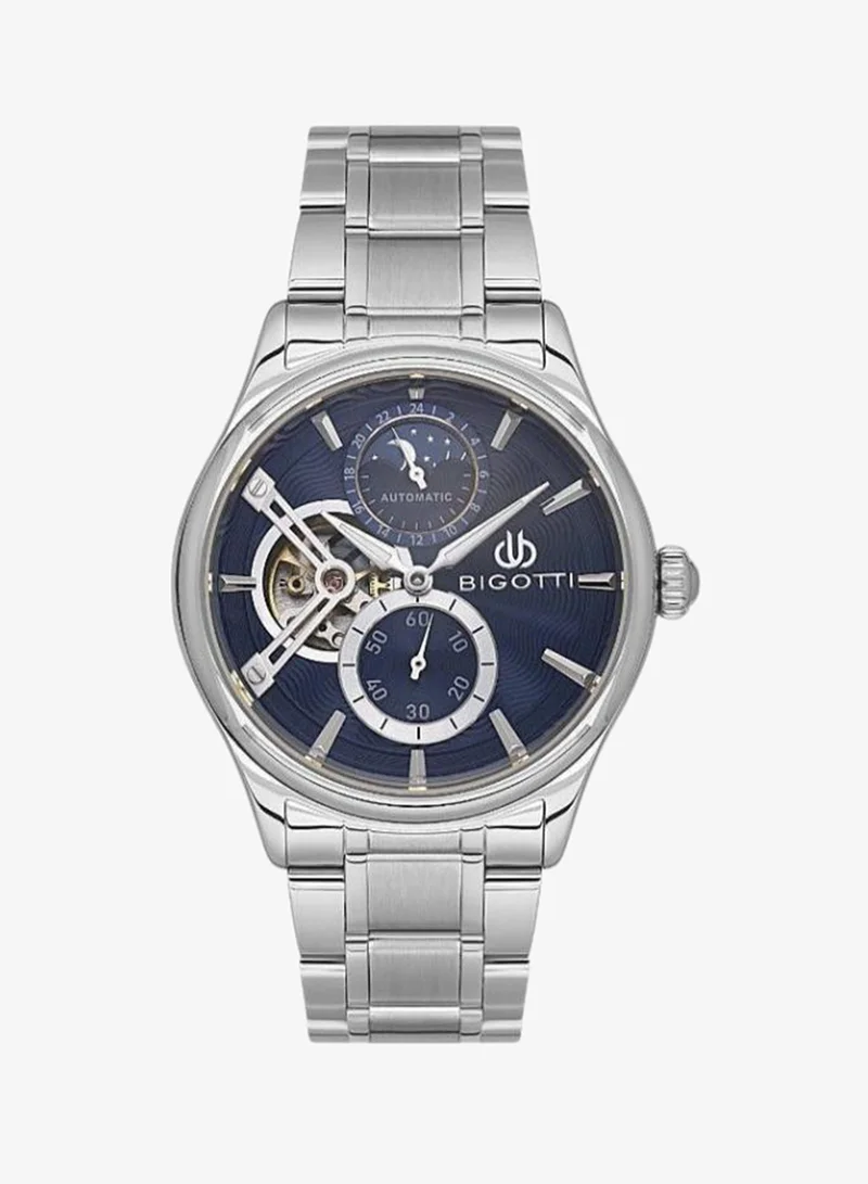 BIGOTTI Bigotti - Raffinato Men Watch | Stainless SteelSteel Case | Analog | Round Dial | Mineral Glass | Automatic | Water Resistant 50 Meters