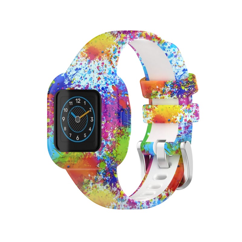 سوار ساعة سيليكون مطبوع للأطفال متوافق مع ساعات Fit JR3 / vivofit jr.3 الذكية - Image 2