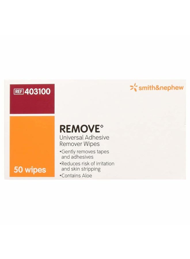 Smith&nephew Smith and Nephew Remove Adhesive Remover Wipes 403100, 50-count - Image 3