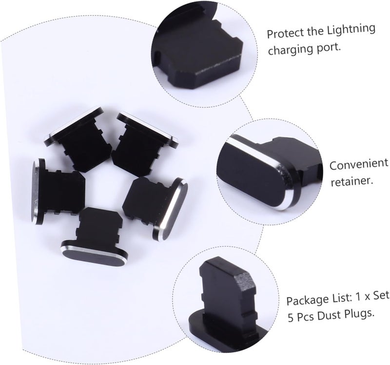 Charging Port Plug Metal USB Hole Plugs for Dust Charm Cell Phone Dust Prevent Damage - Image 4