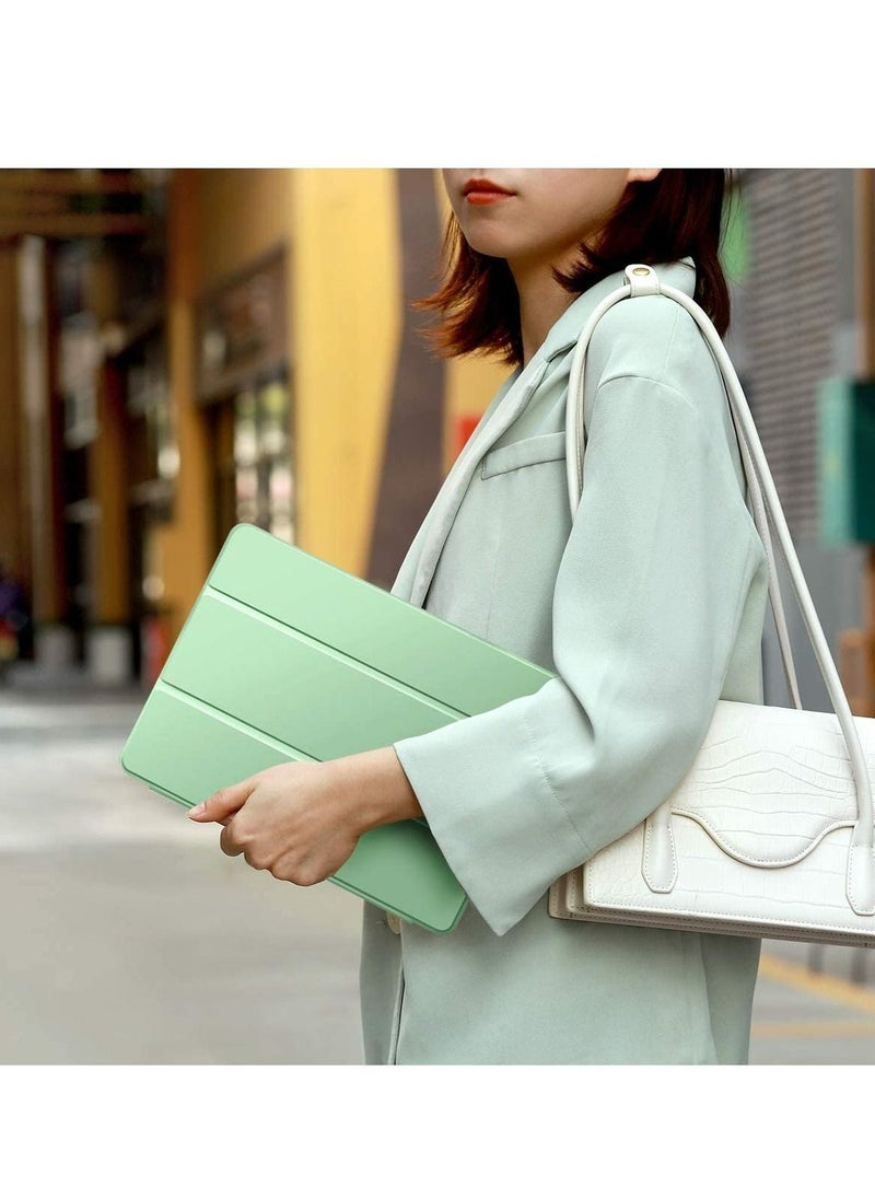 Case for iPad 8th Generation/iPad 10.2 Case 2020, Smart Folio Soft TPU Protective Case Cover with Apple Pencil Holder for iPad 8th/7th Gen, Auto Sleep/Wake - Matcha Green - Image 4