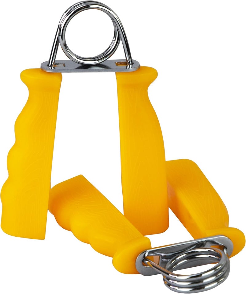 CanDo Hand Grip Exerciser Pair - Yellow, X-Light (3 lb) for Hand Strengthening and Rehabilitation - Image 1