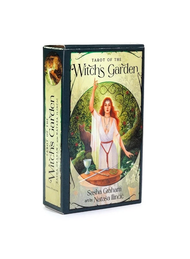NIBEMINENT Witch Garden Tarot Cards - Destiny Prediction Game - Prediction Game - Card Array Game - Tarot Oracle Deck - Instructions in English - Secret Version - Image 1
