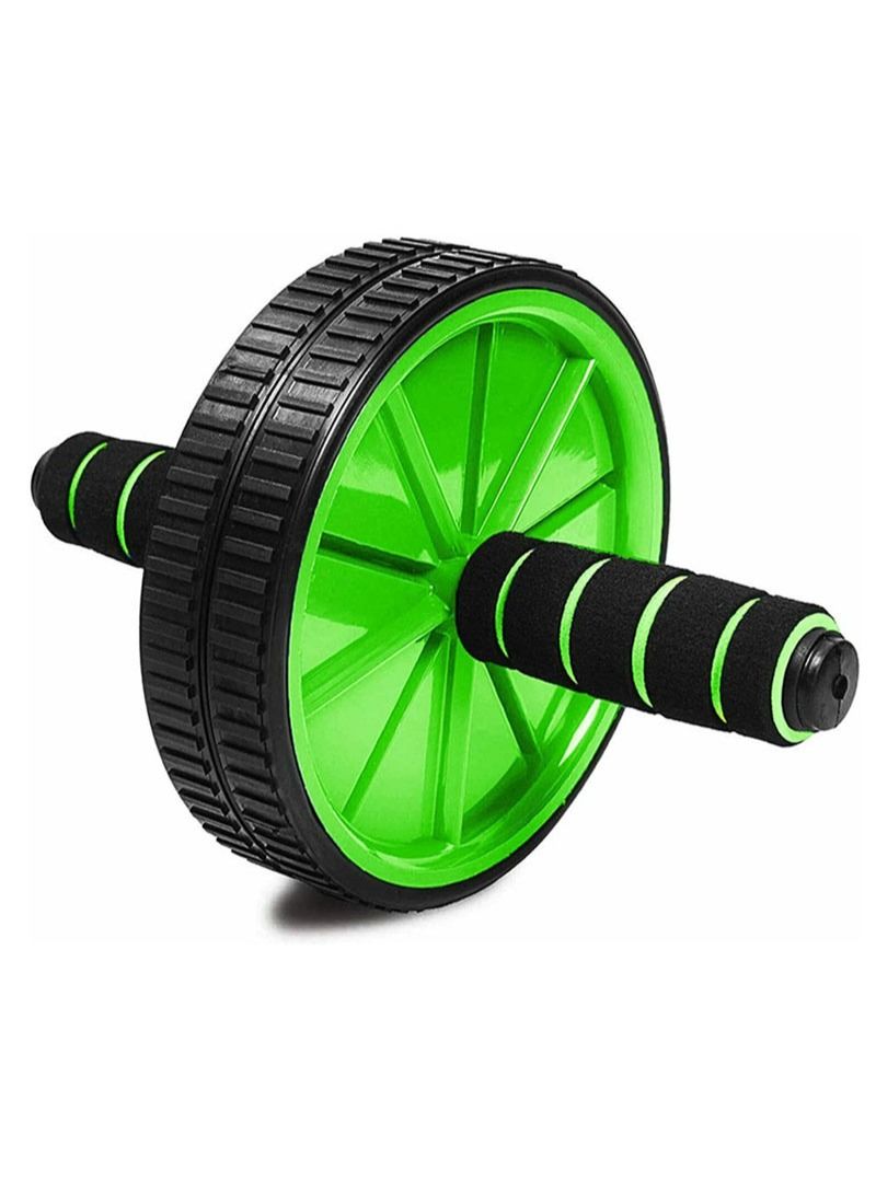 إيه جي دي عجلة آب رولر للتمرين واللياقة البدنية في صالة الألعاب الرياضية للتدريب الأساسي وتمارين البطن مع بساط الركبة (أخضر) - Image 1