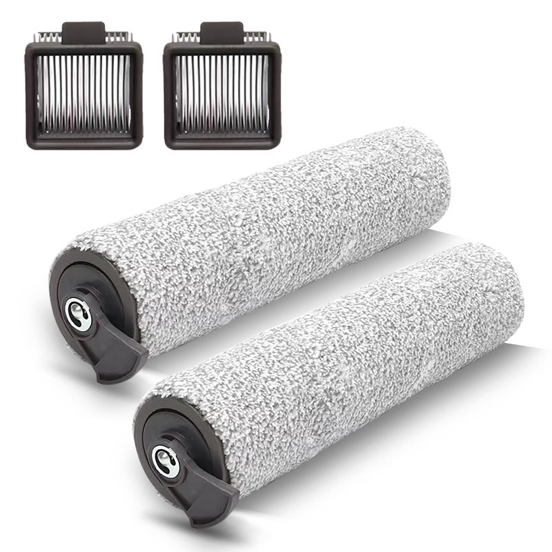 VACUSHOP Replacement for Vacuum Cleaner Dreametech H11H11 MAX Roller Brush Accessories Parts X2 Roller Brush X2 Filter
