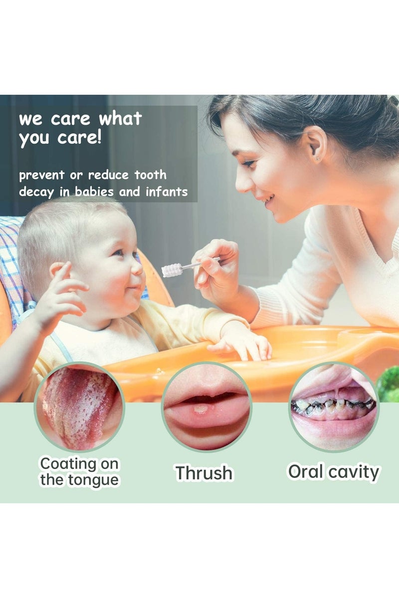42PCS Toothbrush – Disposable Newborn Tongue Cleaner & Gum Cleaning Gauze, Oral Hygiene Care for 0-36 Months Baby - Image 5