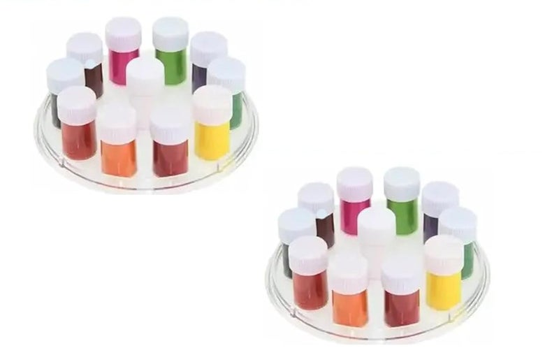 Heeva Creation 11 Colour Liquid Kumkum Bindi For Girls And Women MulticolorPack Of 2 - Image 1