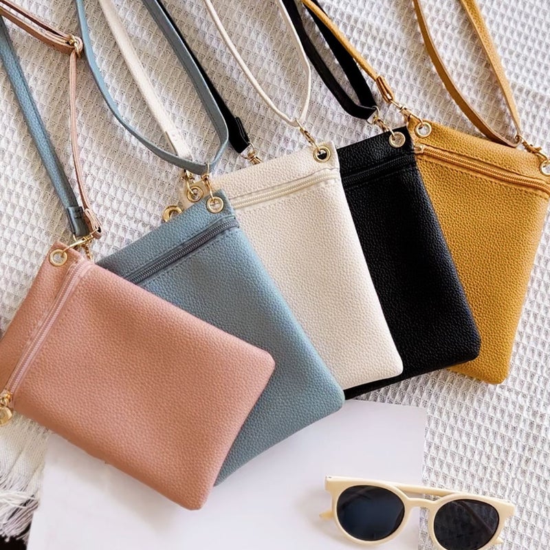 Litchi Pattern Mobile Phone Bag 2023Ladies Handbag Sweet Bag Women'S Shoulder Bag Daily All-Match Crossbody Bag - Image 2