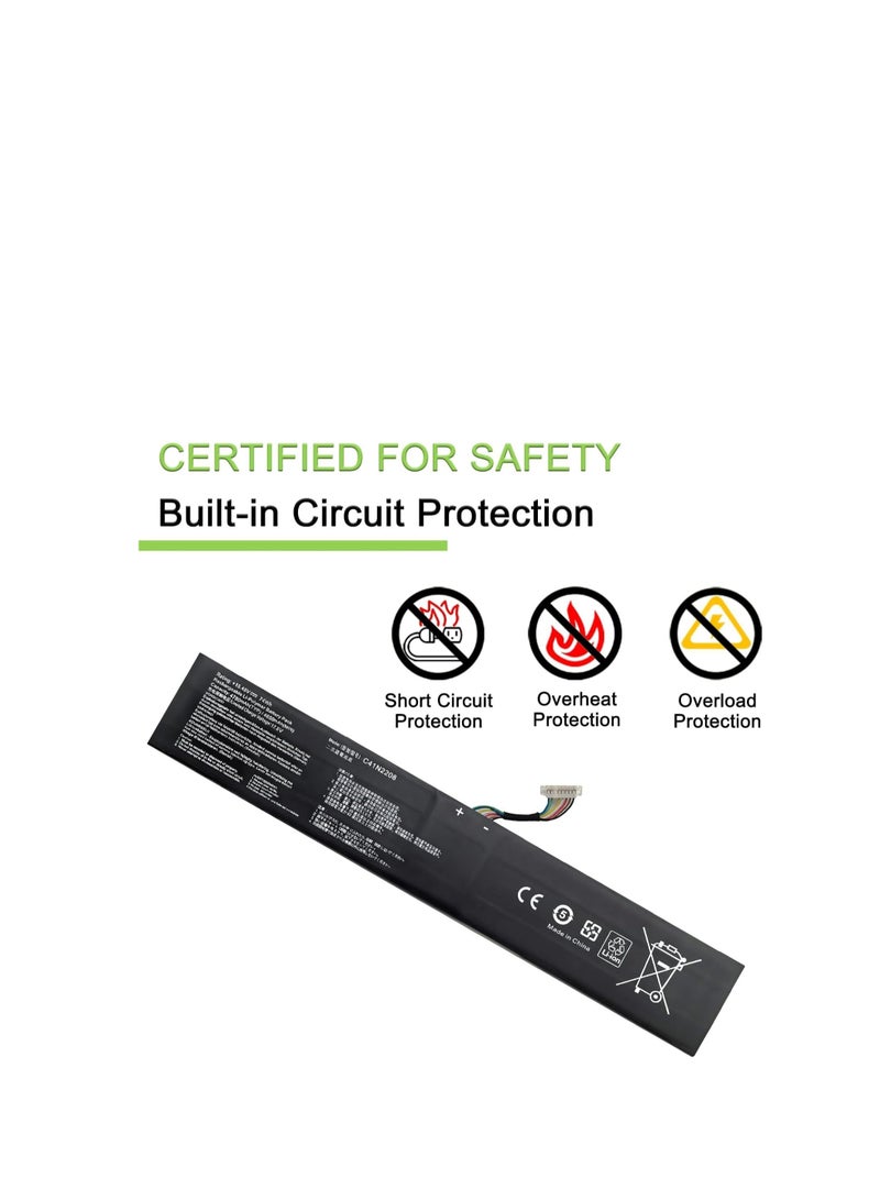 Terabyte بطارية بديلة C41N2208 لجهاز ASUS ROG Ally RC71L PC71L NR2301L سلسلة أجهزة الكمبيوتر المحمولة للألعاب 15.48V 74Wh 4780mAh - Image 5