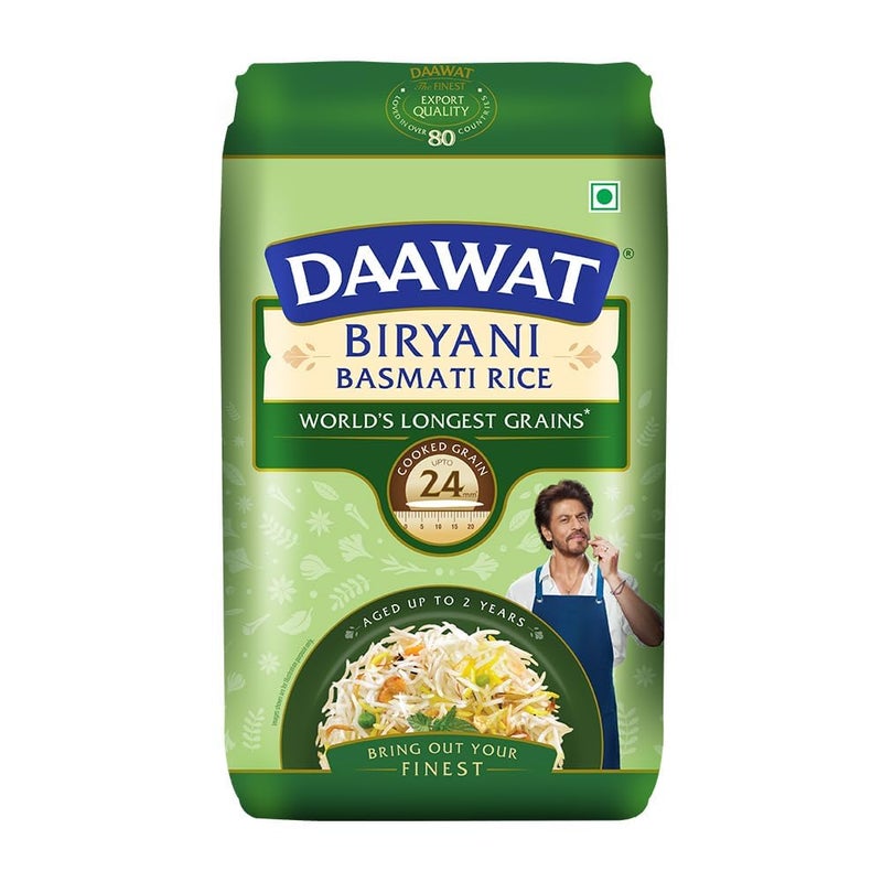 Daawat Biryani Basmati Rice  Naturally Aged ExtraLong Grain Rice  Rich Aroma  NonSticky Texture  Perfect for Authentic Biryani 1 kg 22 lb - Image 3