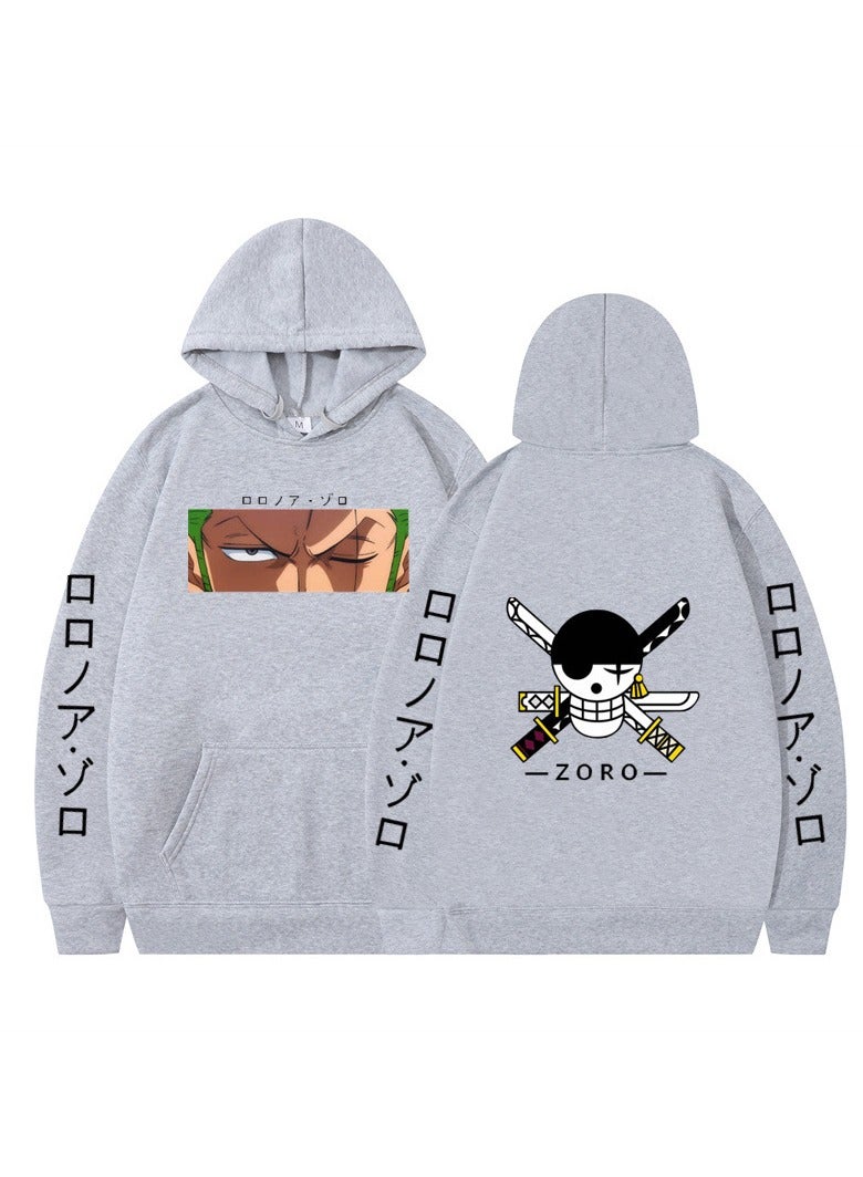 KUYING New One Piece Printed Loose Casual Hooded Sweatshirt  - Image 1