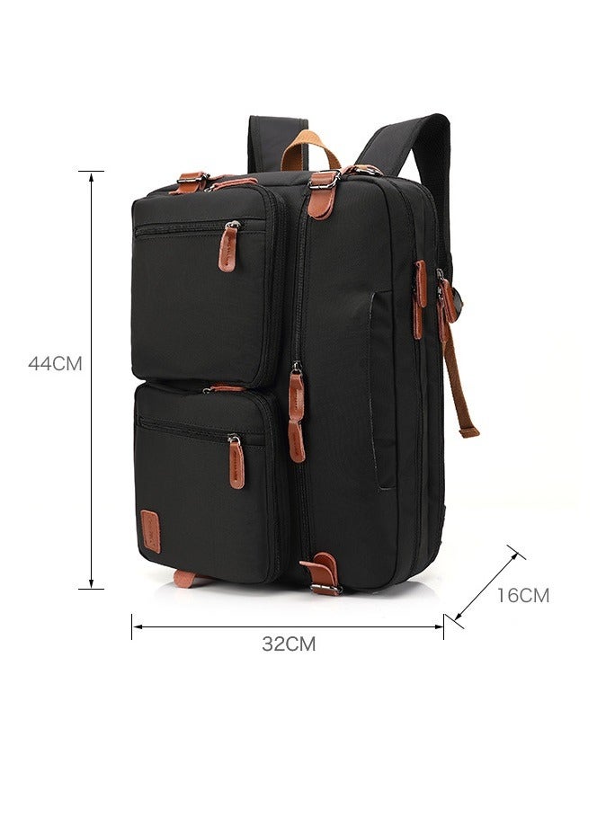 كول بيل حقيبة كتف حقيبة على ظهر محمول حقيبة 3 في 1 حقيبة رسول قابلة للتحويل لمدرسة الحافلات والسفر للرجال نساء - Image 3