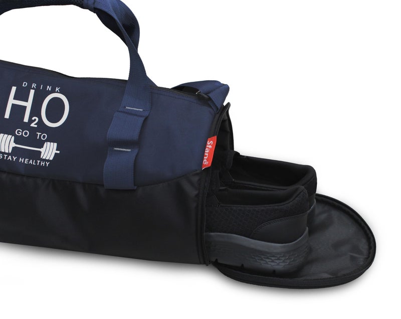 Sfane Sports Duffle Gym Bag for Men & Women (Blue) - Image 4