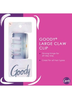 Goody Large Claw Clip 1 Count Winter Solstice Collection All Hair Types Great For Easily Pulling Up Your Hair Painfree Hair Accessories For Women Men Boys And Girls  - Image 3